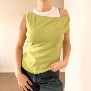 Worthington Green Tank Top